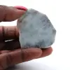 Halbpolierte Larimar-Plakette - 0