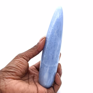 Blauer calcit-stick