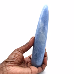 Blauer calcitstab
