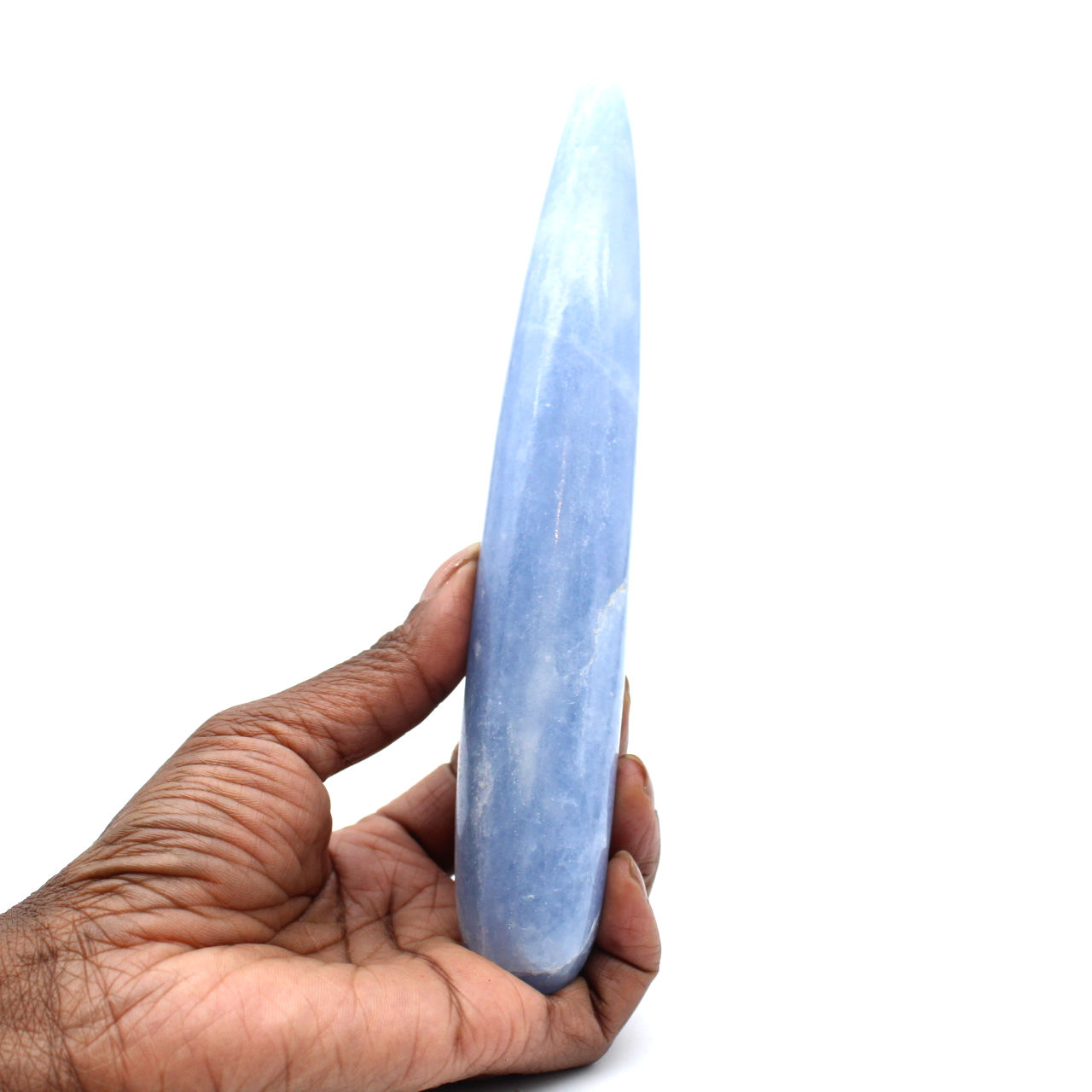Blauer calcit-stick