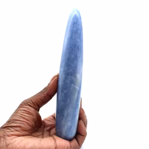 Blauer calcitstab