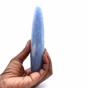 Blauer calcitstab