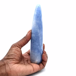Blauer calcit-stick