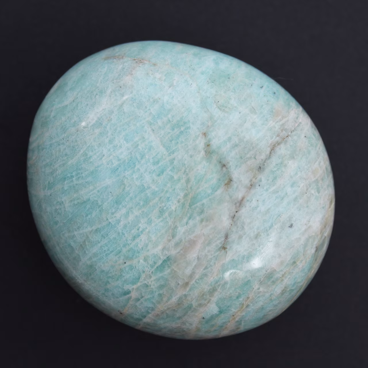 Amazonit-Kiesel