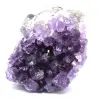 Amethyst mit calcitkristall - 0