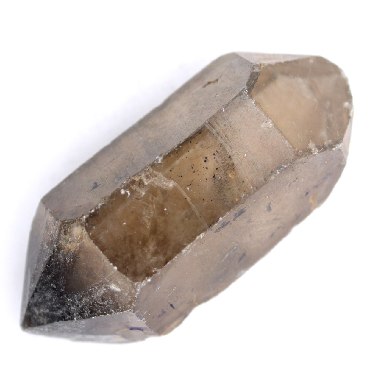 Bi-terminierter Rauchquarz