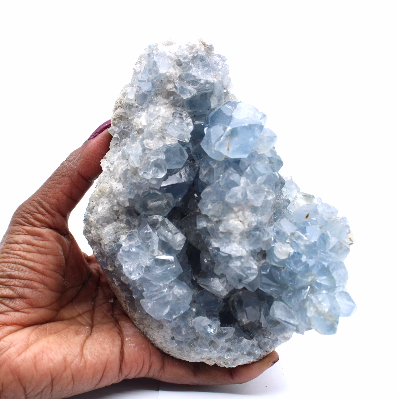 Coelestin-Kristall-Geode