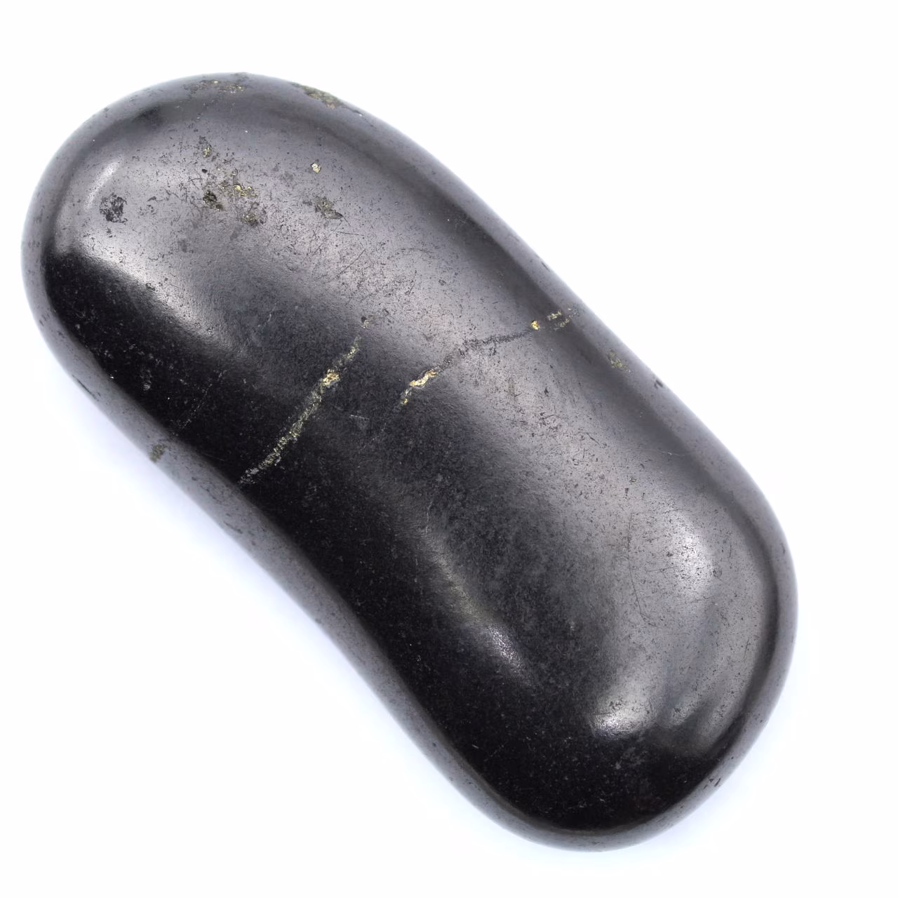 Zierlicher polierter schungit