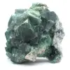 Natürlicher fluorit, kristallisiert in würfelform - 0