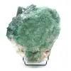 Grüne fluoritwürfel auf gangart - 1