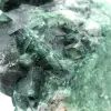 Grüne fluoritwürfel auf gangart - 6