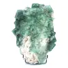 Rohe fluoritkristalle auf gangart - 1