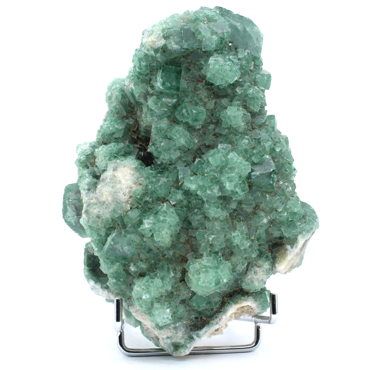 Kristallisierter natürlicher fluoritstein