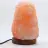 USB-Lampe aus rosafarbenem Himalaya-Salz