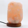 Rosafarbener Salz-USB-Lampenblock - 0