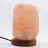 Rosafarbener Salz-USB-Lampenblock