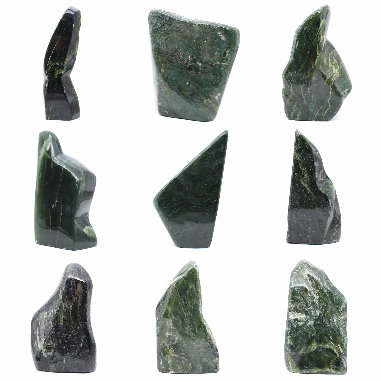 Dekorative nephrit-jade