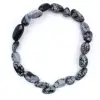 Schnee-Obsidian-Armband - 2