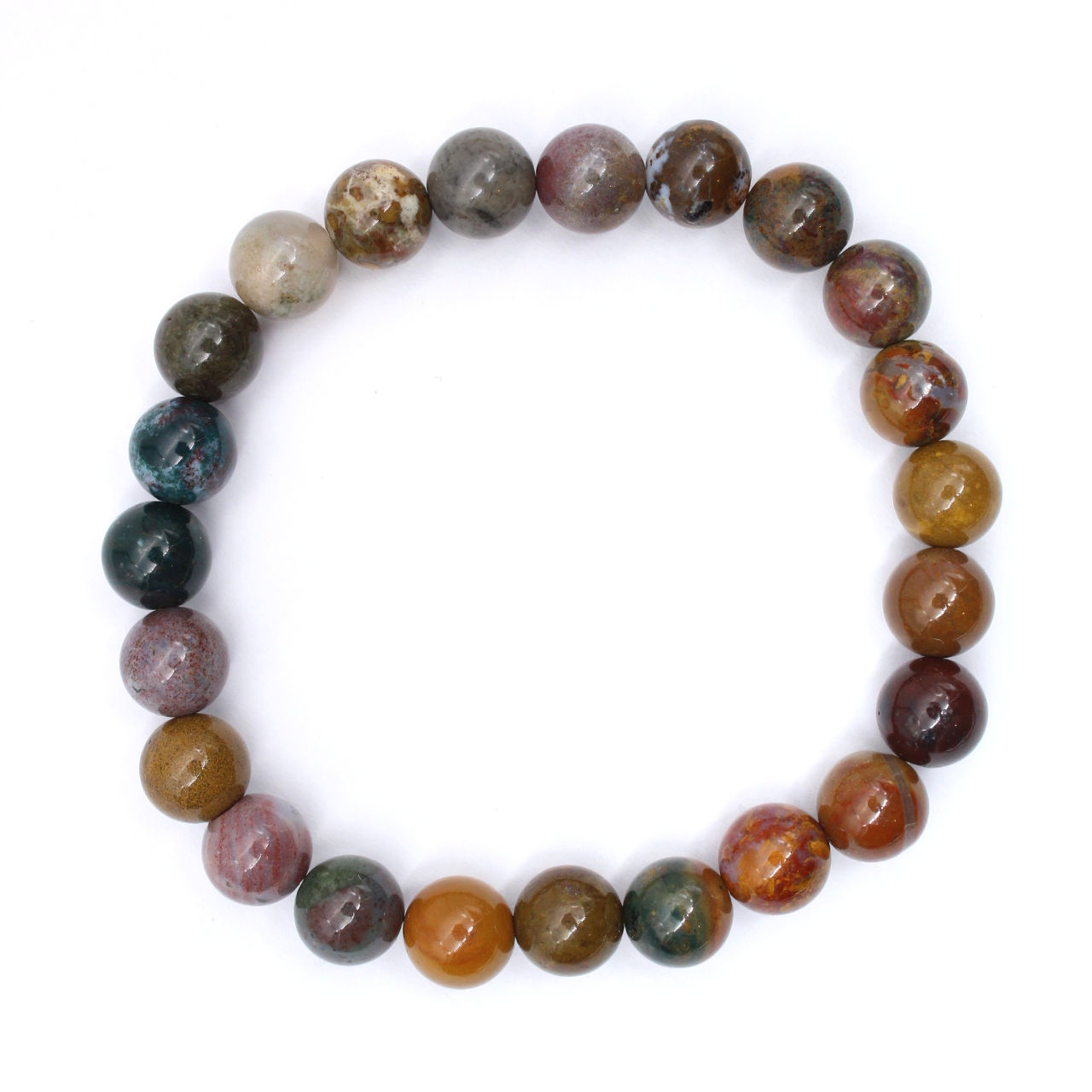 Mehrfarbiges Jaspis-Armband