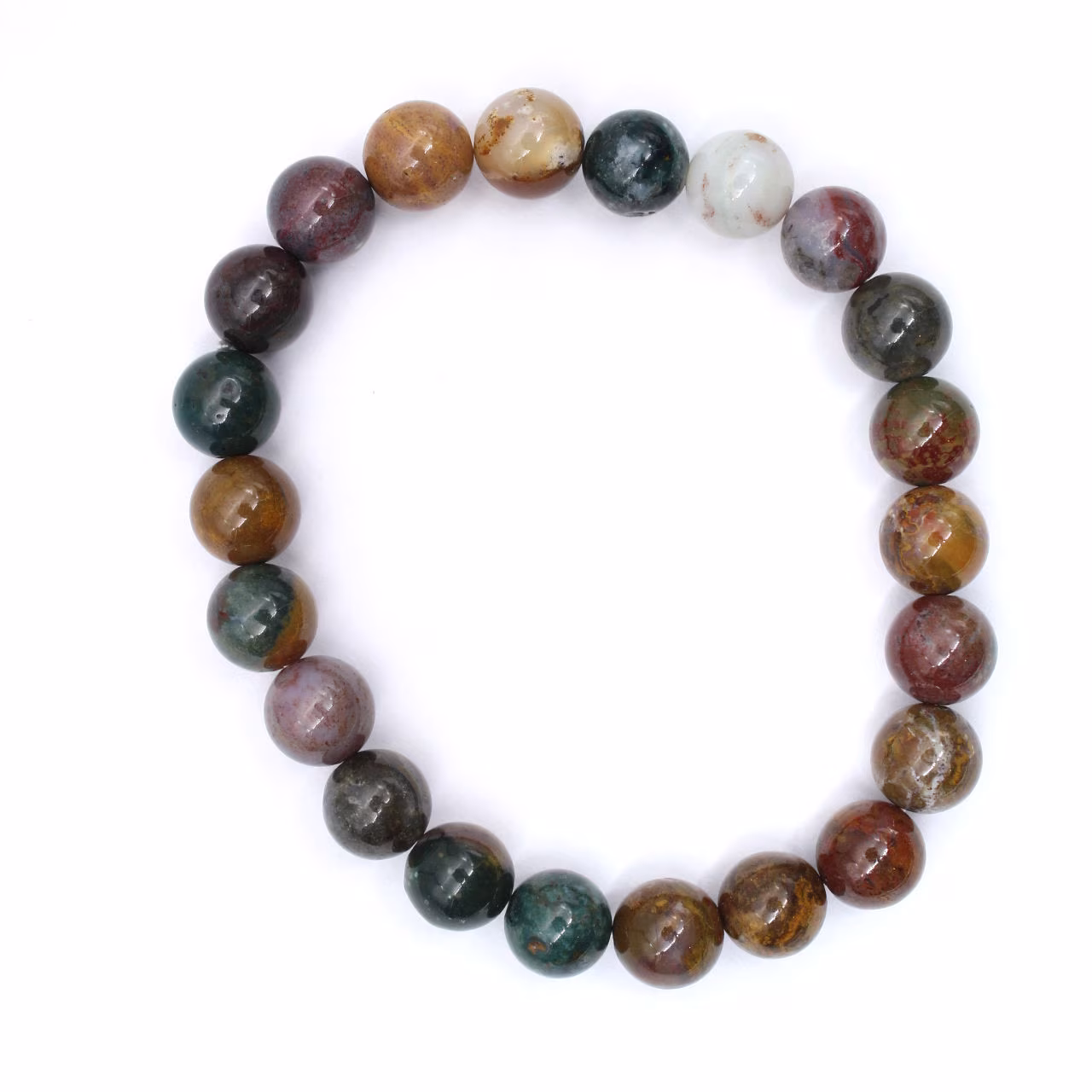 Mehrfarbiges Jaspis-Armband