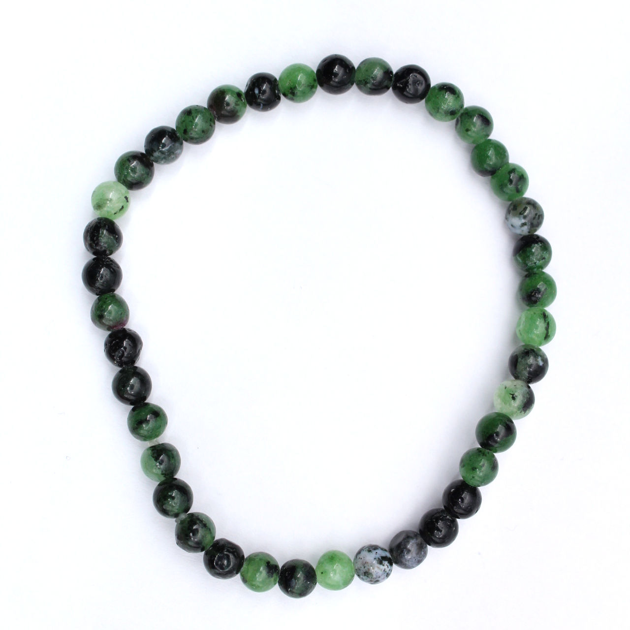 Rubin-Zoisit-Armband
