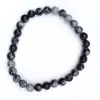Schnee-Obsidian-Armband - 0