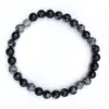 Schnee-Obsidian-Armband - 0