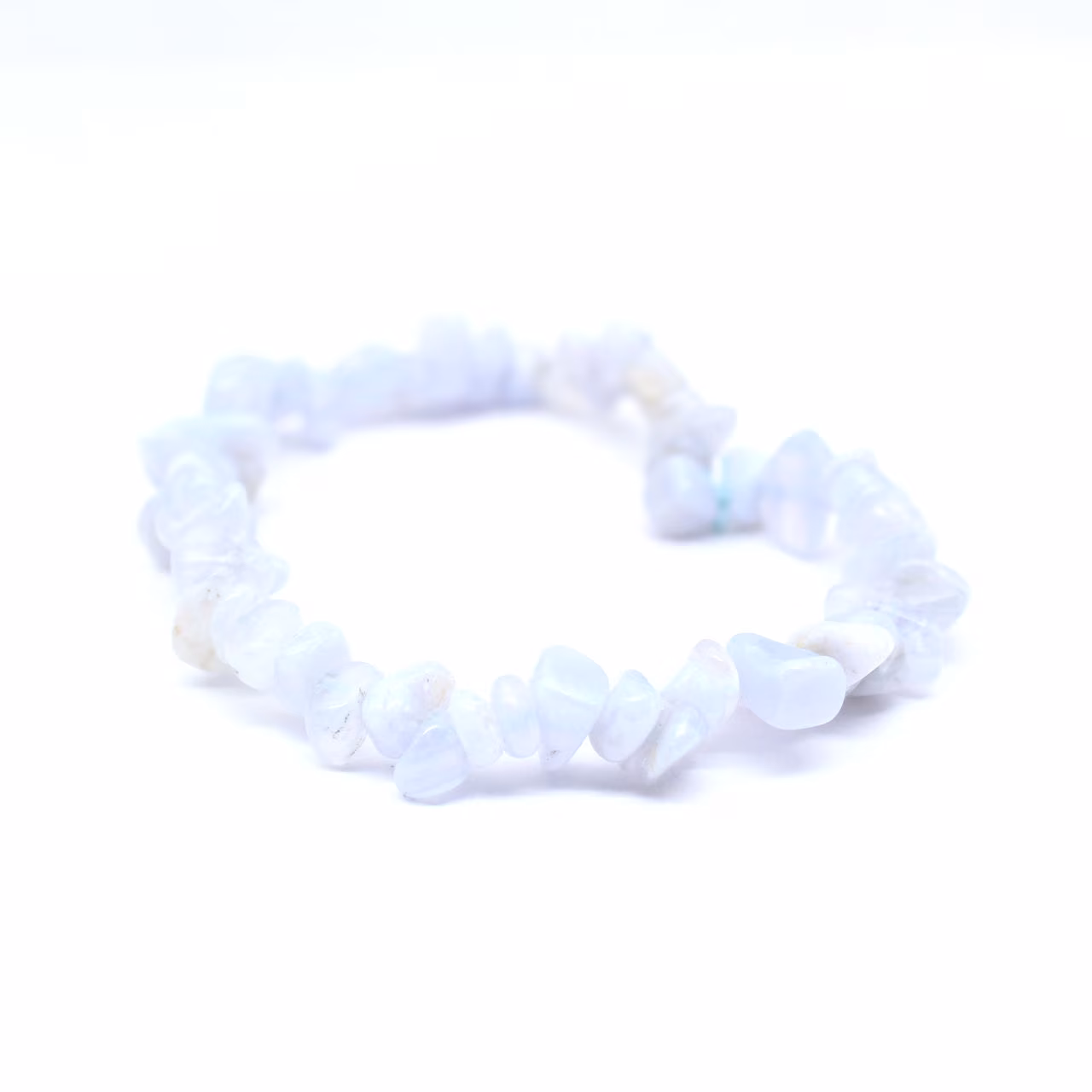 Blaues Chalcedon-Armband