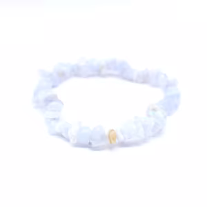 Blaues Chalcedon-Armband