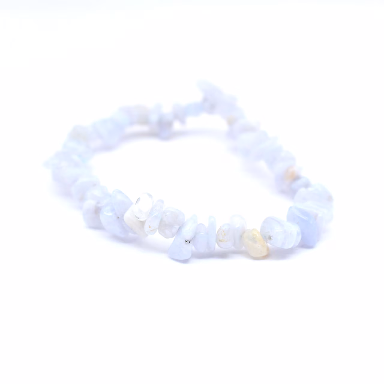 Blaues Chalcedon-Armband