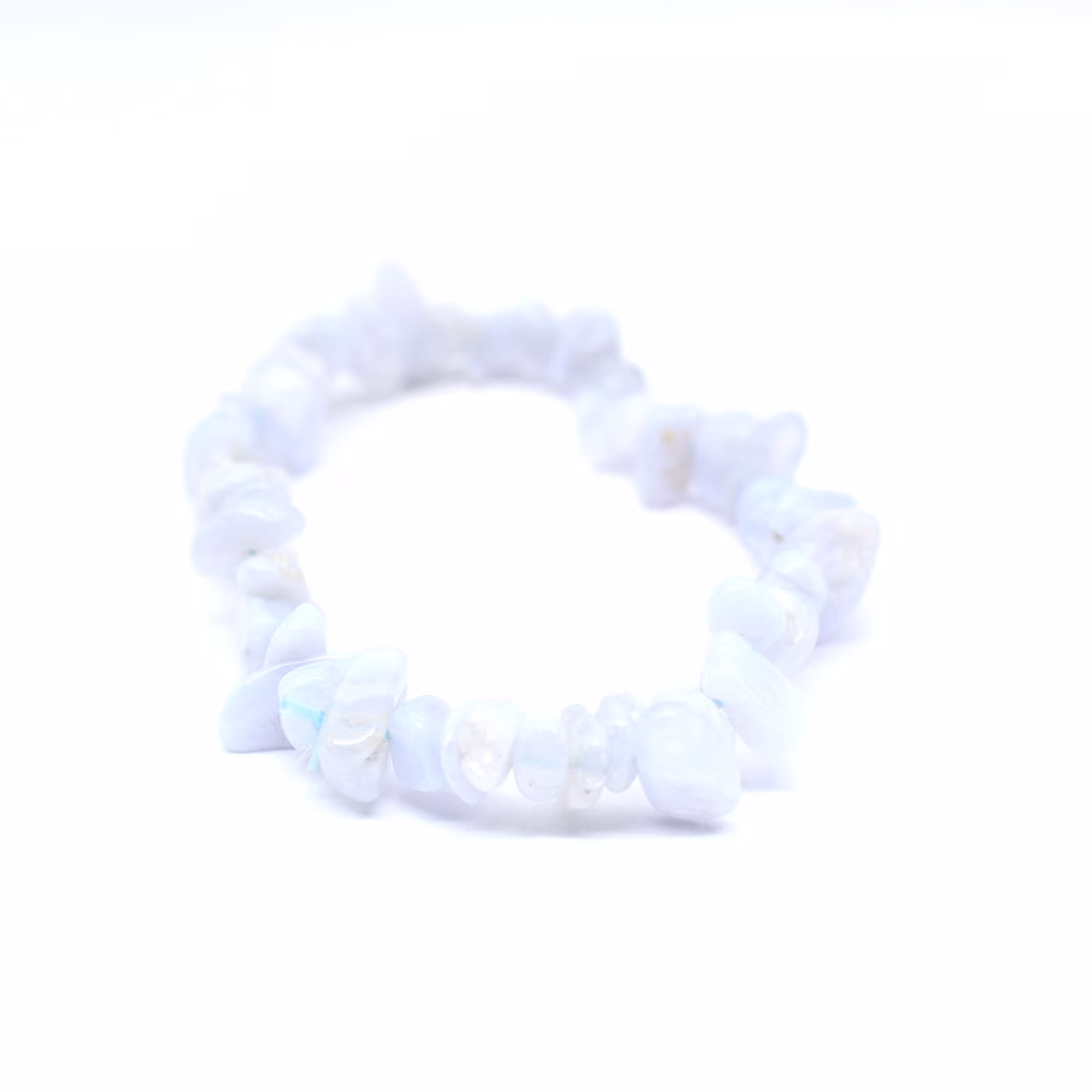 Blaues Chalcedon-Armband
