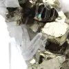Große Pyritkristalle mit Calcit - 6