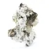 Pyrit auf Ganggestein mit Calcit und Quarz - 2