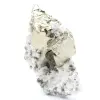 Pyrit auf Ganggestein mit Calcit und Quarz - 3