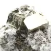 Pyrit auf Ganggestein mit Calcit und Quarz - 5