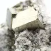 Pyrit auf Ganggestein mit Calcit und Quarz - 6