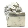 Großer Pyritwürfel mit Quarzkristallen - 0