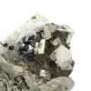 Pyrit mit Quarzkristallen und Sphalerit - 6