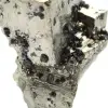 Natürlicher Pyrit auf Sockel - 7