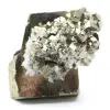 Pyritkristalle aus Peru mit Quarz - 0