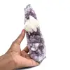 Calcit auf Amethyst - 0