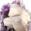 Calcit auf Amethyst - 10