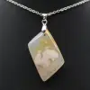 Blumenachat-Diamant-Anhänger - 1