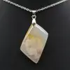 Blumenachat-Diamant-Anhänger - 2