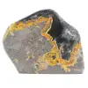 Mineralienornament: Polierter Hummeljaspis aus Indonesien - 2