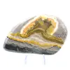 Indonesischer Hummeljaspis: Fein polierter und grafischer Stein - 1