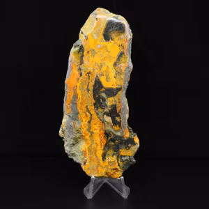 Bumblebee Jasper Slice: Vulkanische Ästhetik