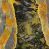 Bumblebee Jasper-Scheibe - Sedimentrelief - 7
