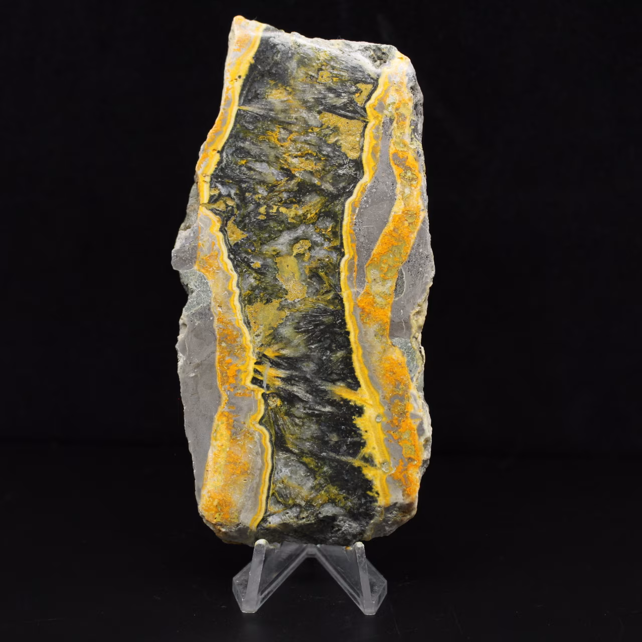 Bumblebee Jasper-Scheibe - Sedimentrelief