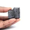 Roher schwarzer Turmalinkristall - 1